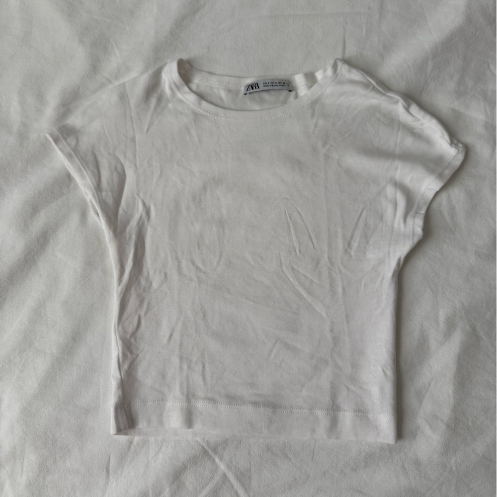 Zara cropped tee